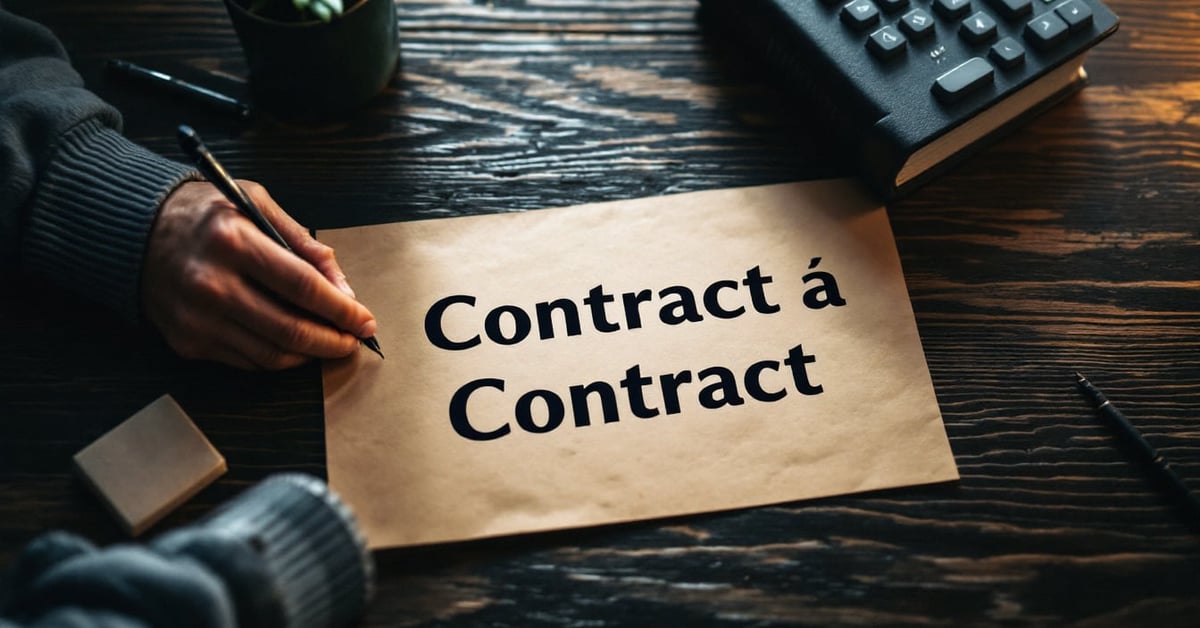 Salarié et employeur signant un contrat à durée déterminée au bureau