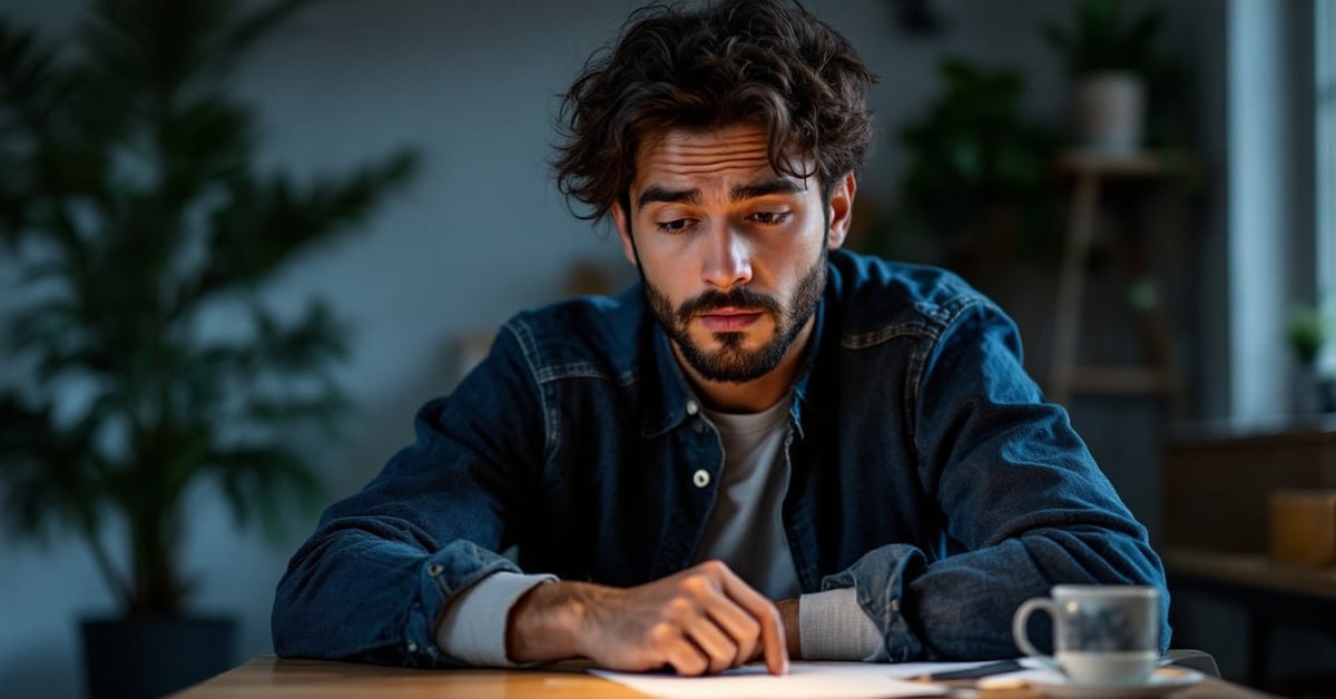 Parent épuisé en burn out parental, assis la tête dans les mains, exprimant une fatigue émotionnelle profonde