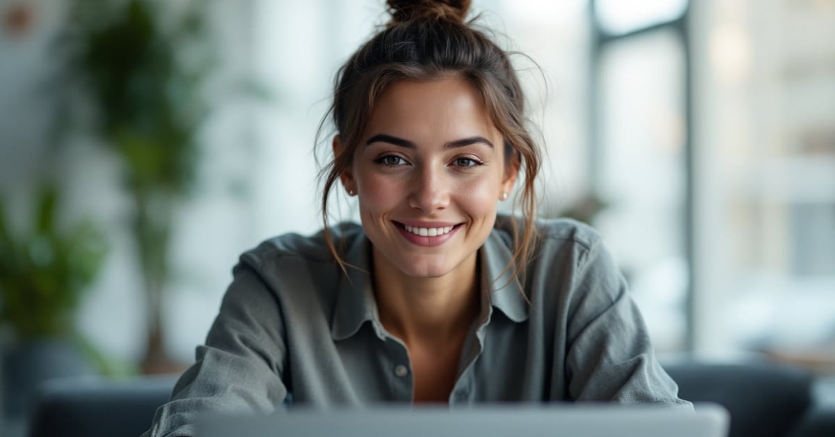 Logiciel de paie sur écran d'ordinateur dans un bureau moderne — solution de gestion salariale