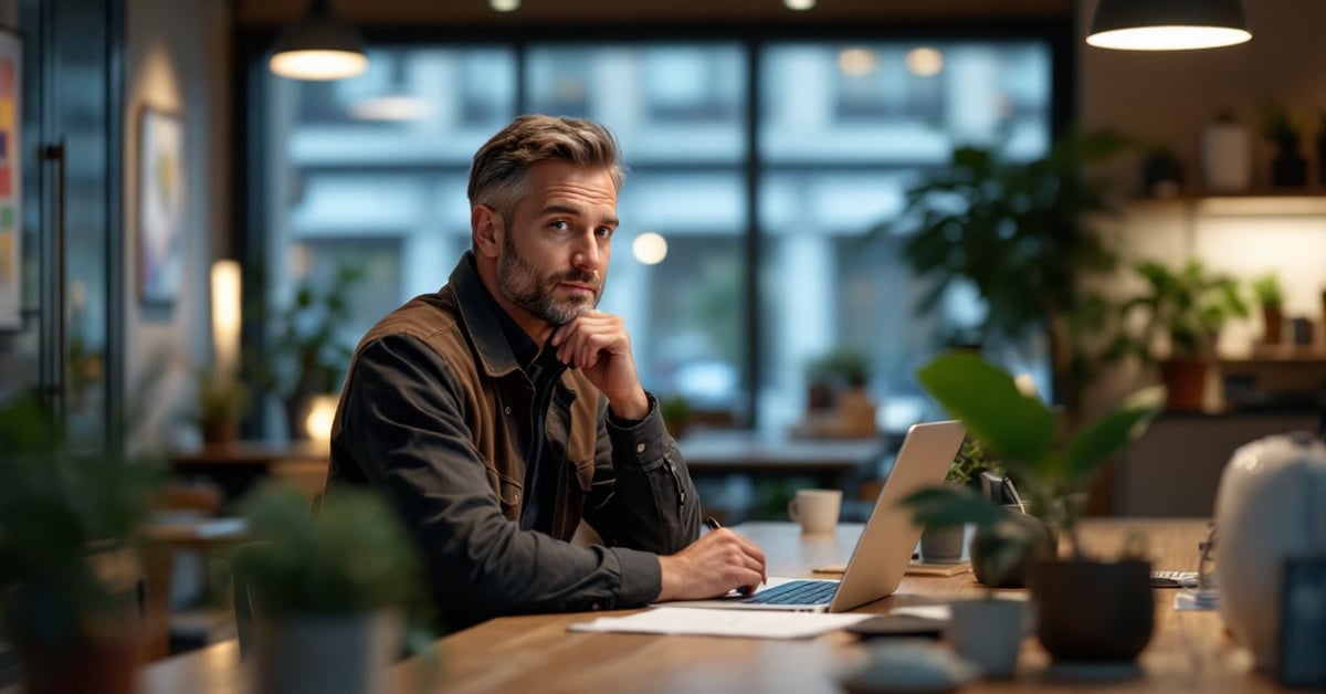 Personne travaillant sur un ordinateur portable depuis chez elle, recherchant une offre d'emploi en télétravail