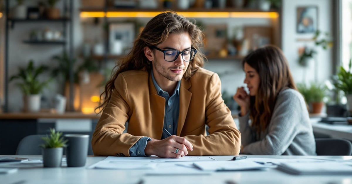 Formation Excel gratuite : une personne apprend Excel sur un ordinateur portable dans un espace moderne