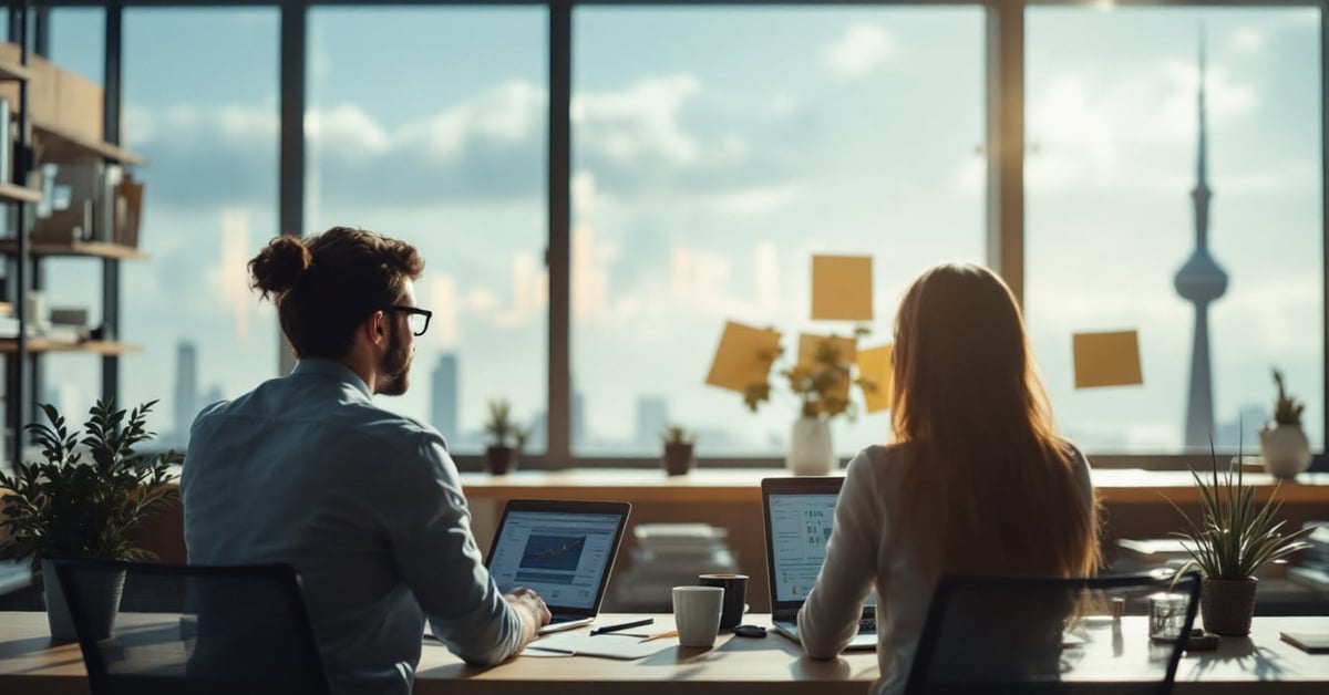 Formation trading : un trader devant des graphiques financiers pour apprendre les bases du trading