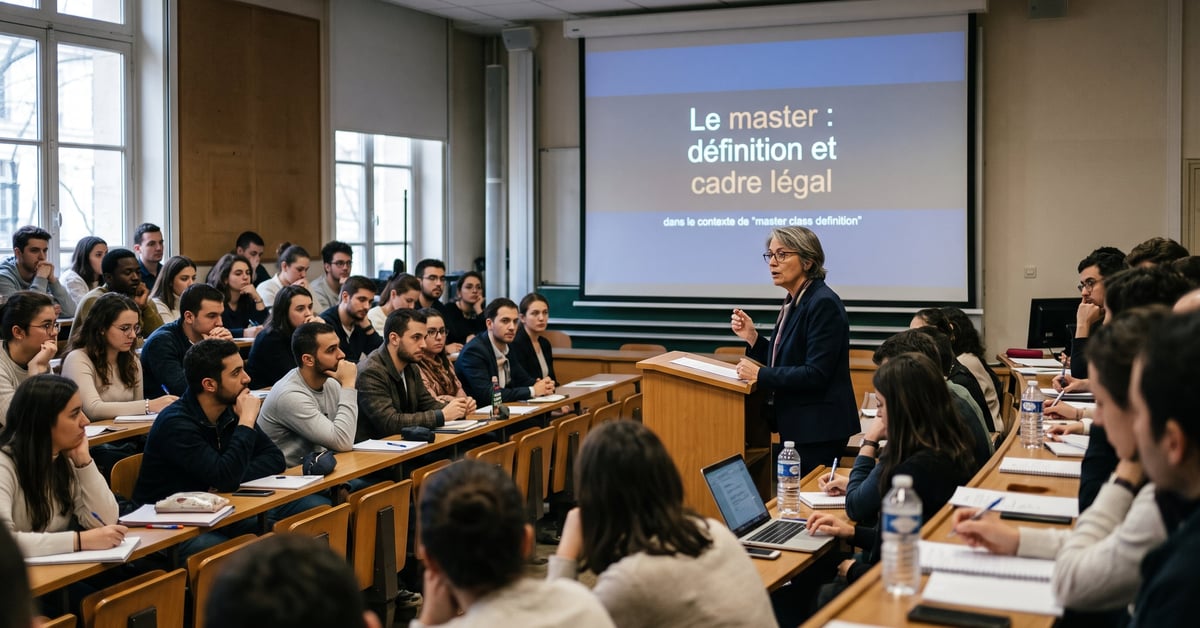 Étudiant en master consultant des documents universitaires officiels, définition et cadre légal du diplôme